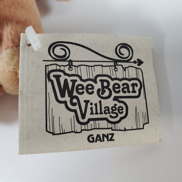 Vintage Ganz Wee Bear Village in Monkey Congo Costume Plush NWT 5" - Picture 4 of 5
